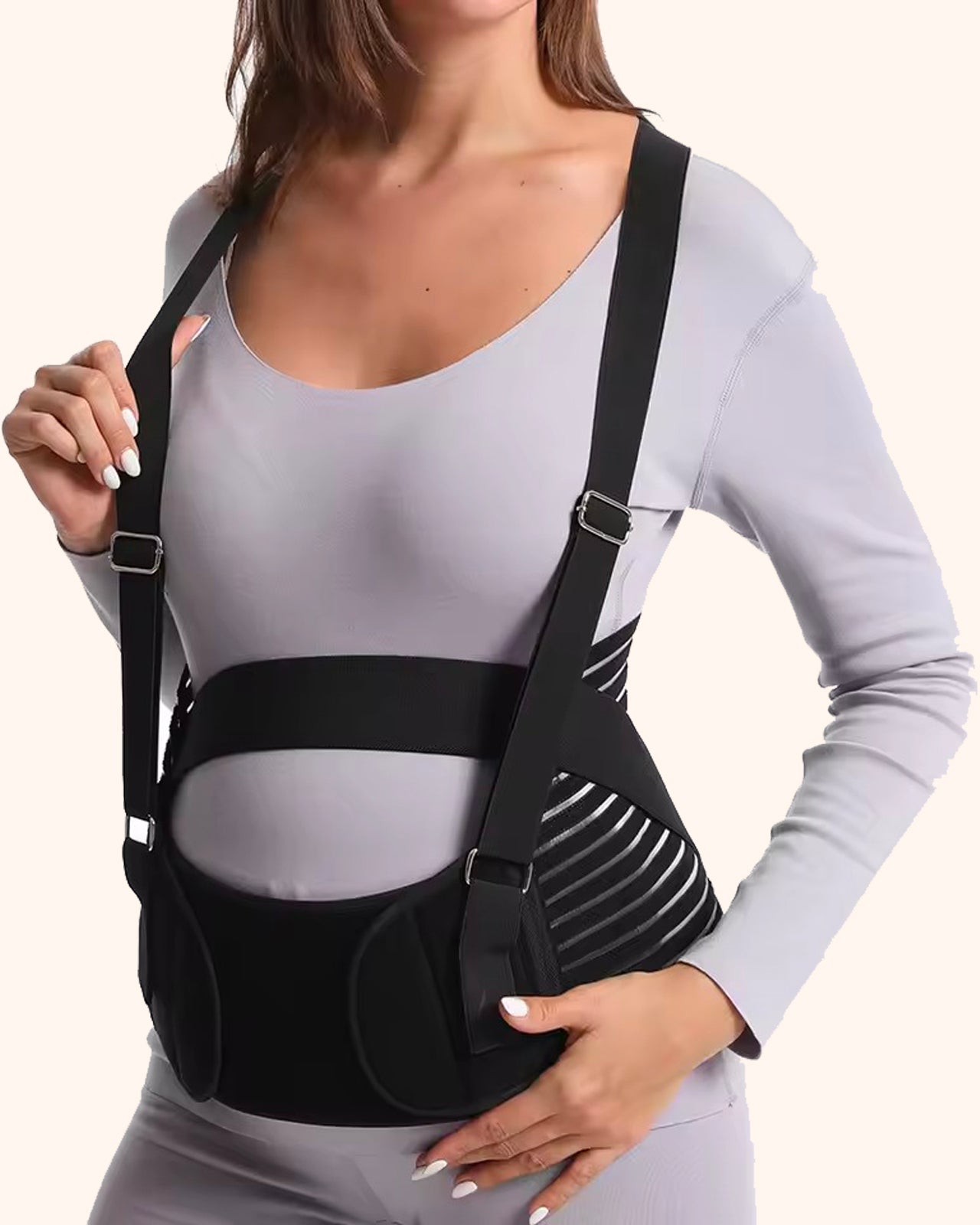 Ceinture de maternité avec bretelles